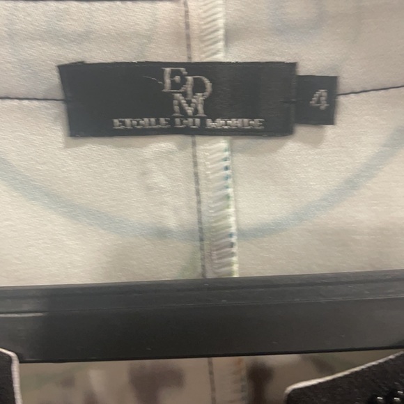 EDM ETOILE DU MONDE Art work  Multi Print Beaded  Shift Dress 4 - Picture 3 of 12